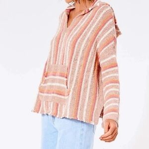 Rip Curl Wave Shaper Popover Knit Hoodie  #3411
